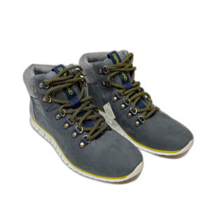 COLE HAAN NWT Zerogrand Blue Suede Waterproof Boots Womens Size 9.5 W15274